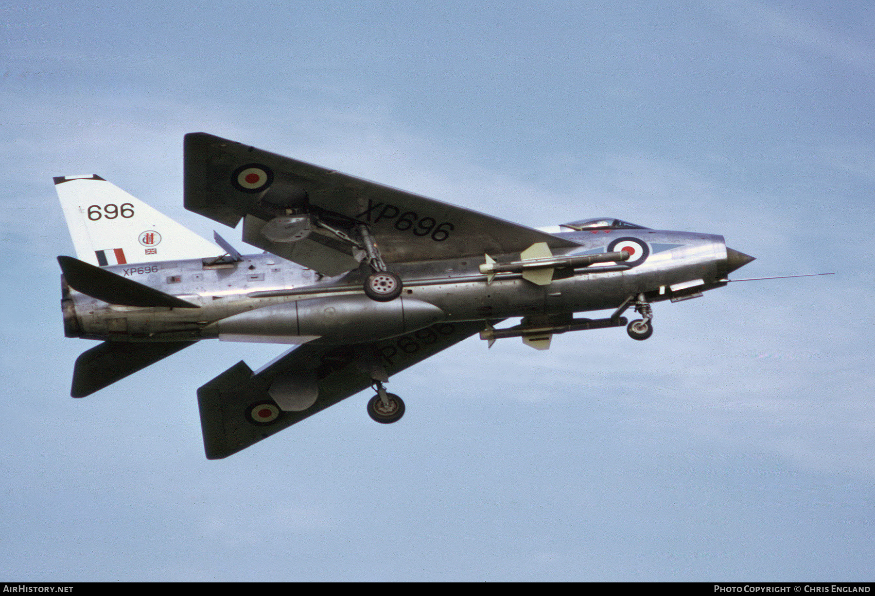 Aircraft Photo of XP696 | English Electric Lightning F3 | UK - Air Force | AirHistory.net #503172