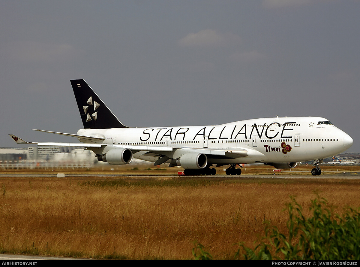 Aircraft Photo of HS-TGW | Boeing 747-4D7 | Thai Airways International | AirHistory.net #503197