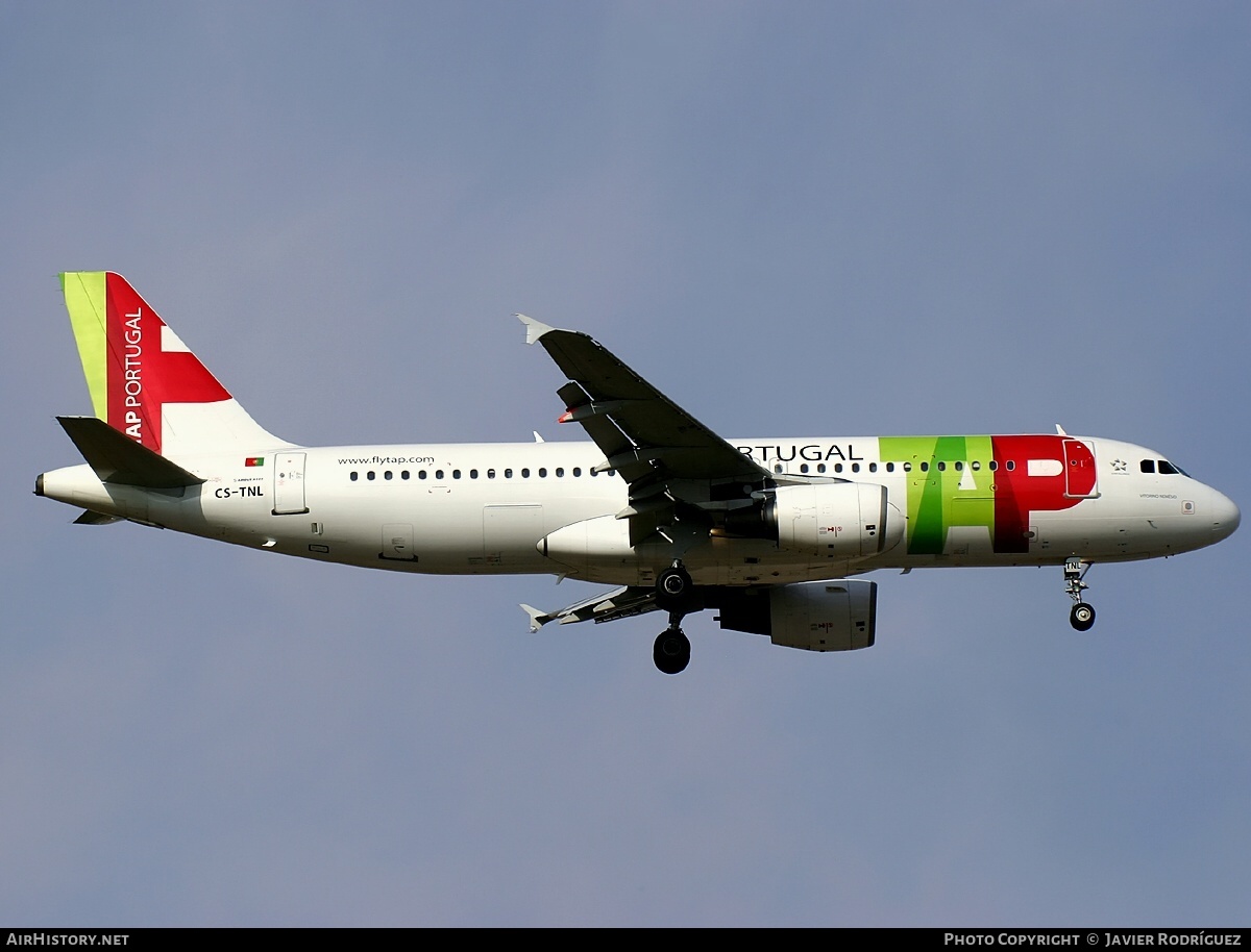 Aircraft Photo of CS-TNL | Airbus A320-214 | TAP Portugal | AirHistory.net #503199