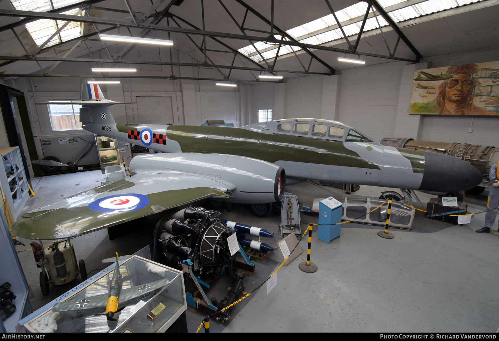 Aircraft Photo of WD615 | Gloster Meteor TT20 | UK - Air Force | AirHistory.net #503200