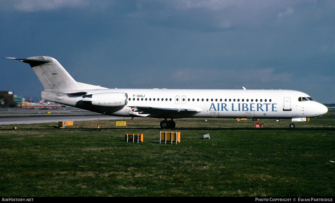 Aircraft Photo of F-GIOJ | Fokker 100 (F28-0100) | Air Liberté | AirHistory.net #503222