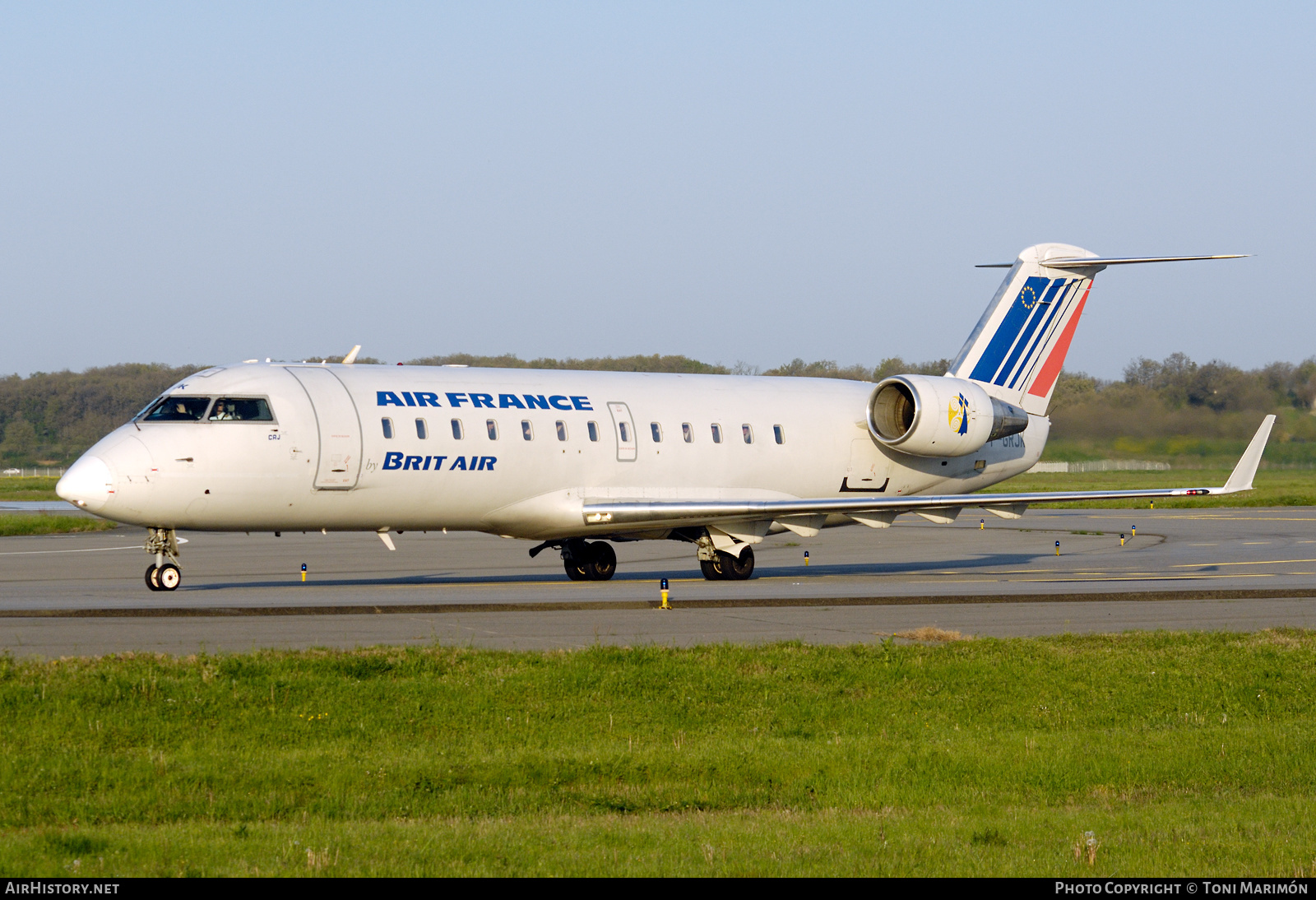 Aircraft Photo of F-GRJK | Bombardier CRJ-100ER (CL-600-2B19) | Air France | AirHistory.net #503240