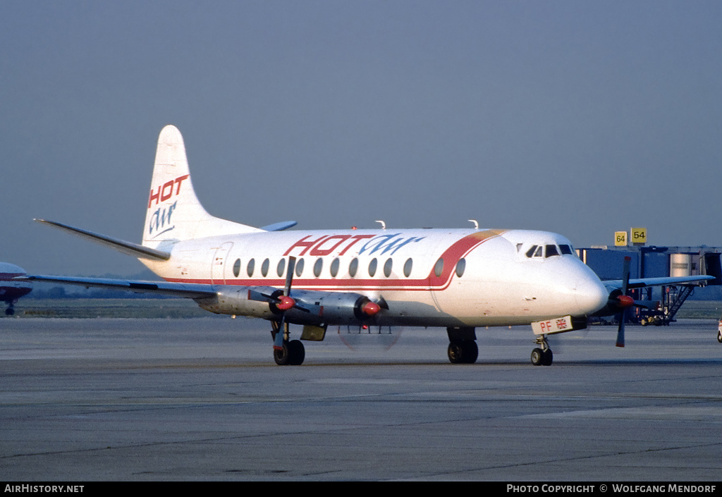 Aircraft Photo of G-BAPF | Vickers 814 Viscount | Hot Air | AirHistory.net #503248