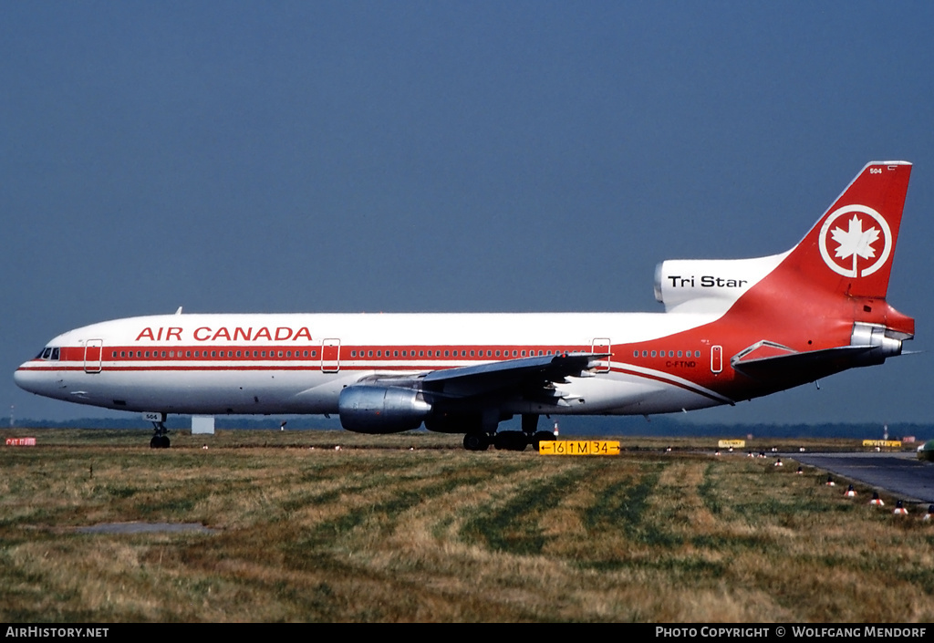 Aircraft Photo of C-FTND | Lockheed L-1011-385-1 TriStar 1 | Air Canada | AirHistory.net #503264