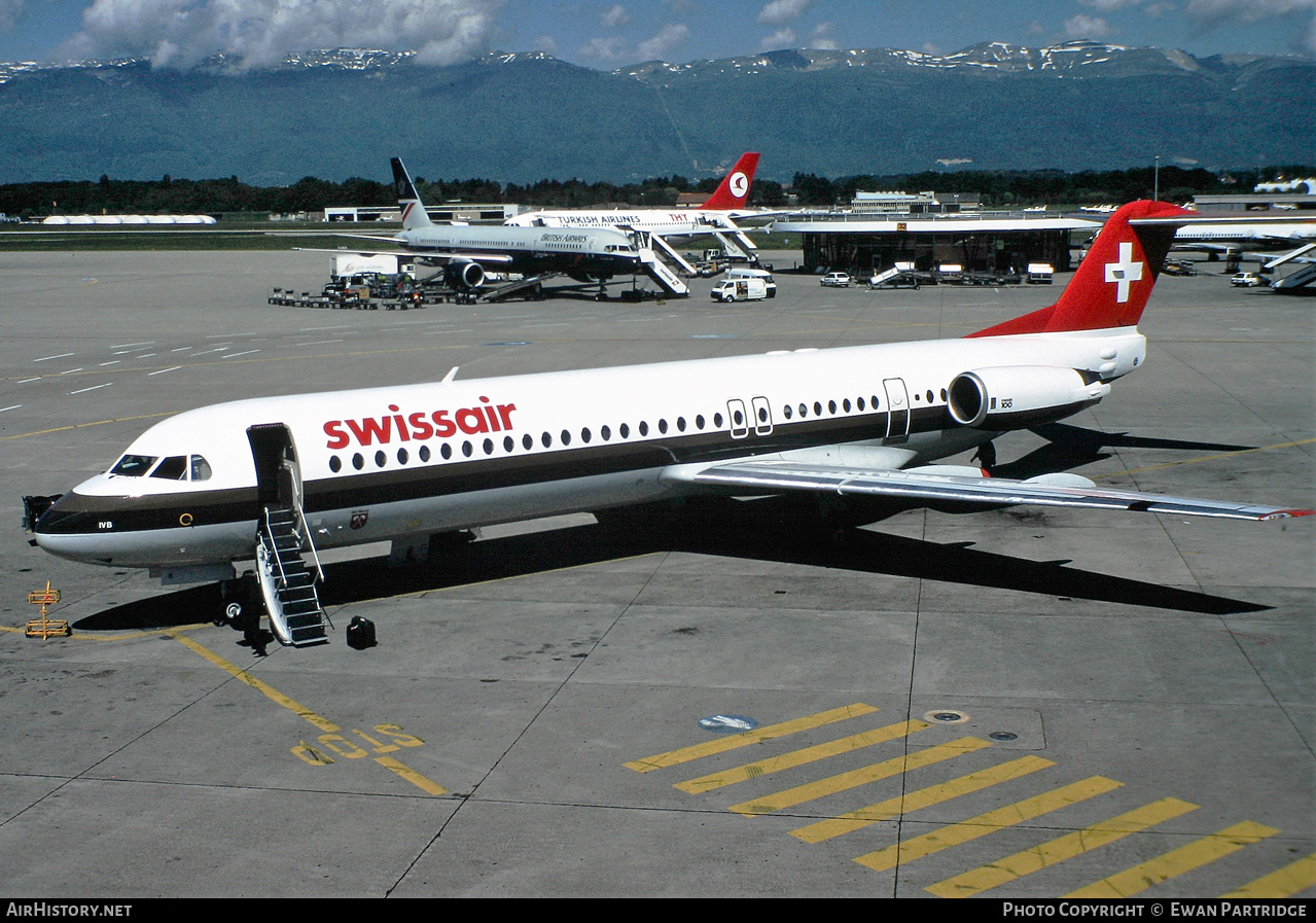 Aircraft Photo of HB-IVB | Fokker 100 (F28-0100) | Swissair | AirHistory.net #503280