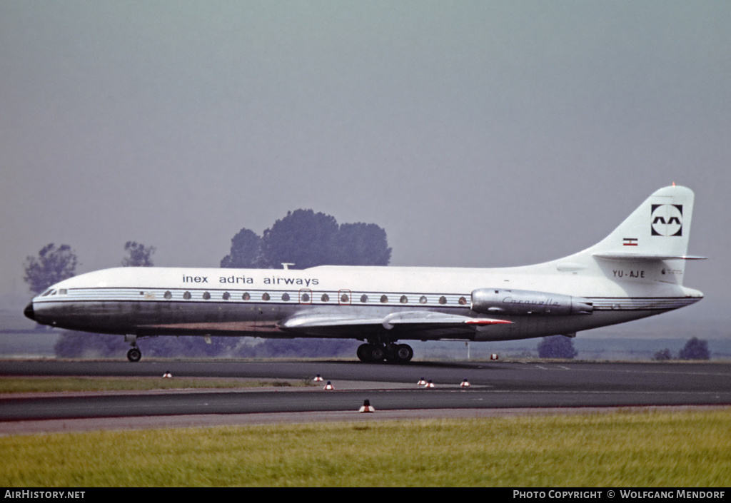 Aircraft Photo of YU-AJE | Sud SE-210 Caravelle III | Inex-Adria Airways | AirHistory.net #503287