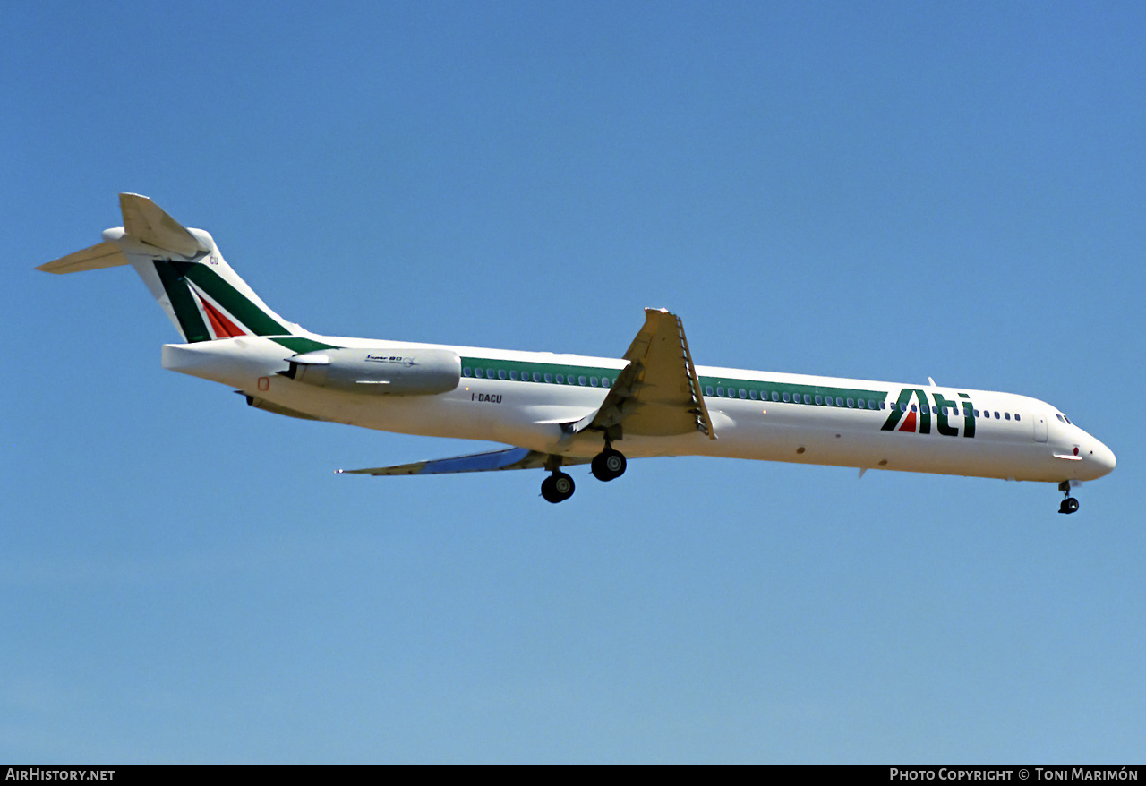 Aircraft Photo of I-DACU | McDonnell Douglas MD-82 (DC-9-82) | ATI - Aero Trasporti Italiani | AirHistory.net #503299
