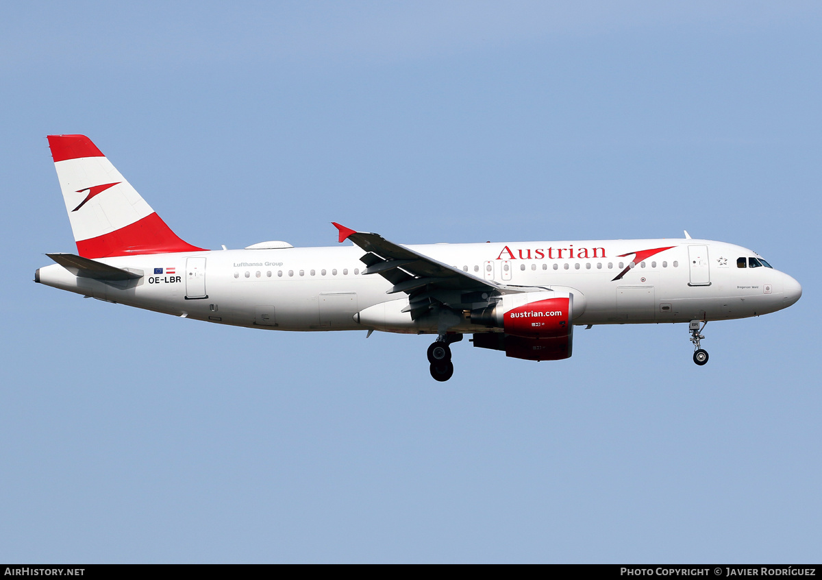 Aircraft Photo of OE-LBR | Airbus A320-214 | Austrian Airlines | AirHistory.net #503337