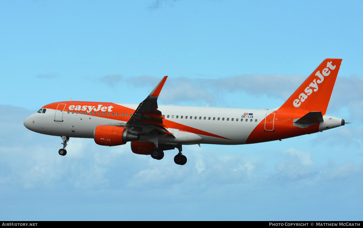 Aircraft Photo of OE-IJX | Airbus A320-214 | EasyJet | AirHistory.net #503343