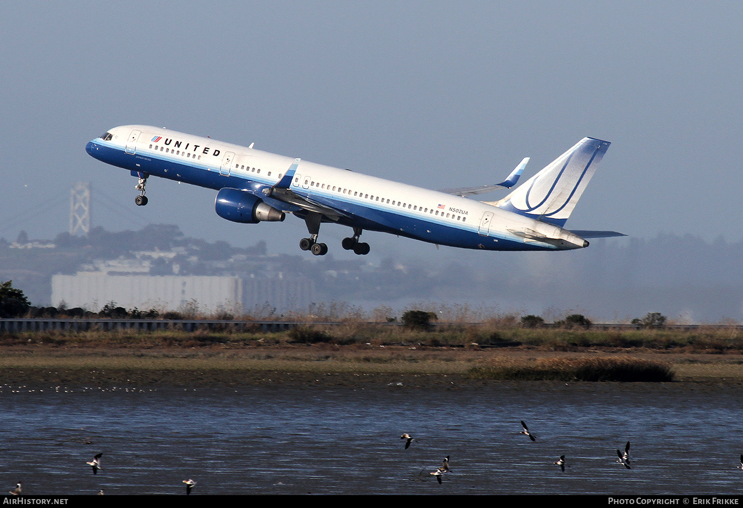 Aircraft Photo of N502UA | Boeing 757-222 | United Airlines | AirHistory.net #503385
