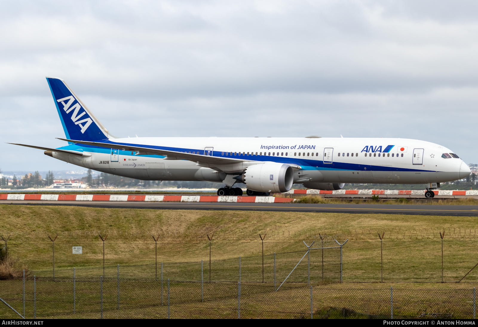 Aircraft Photo of JA921A | Boeing 787-9 Dreamliner | All Nippon Airways - ANA | AirHistory.net #503436