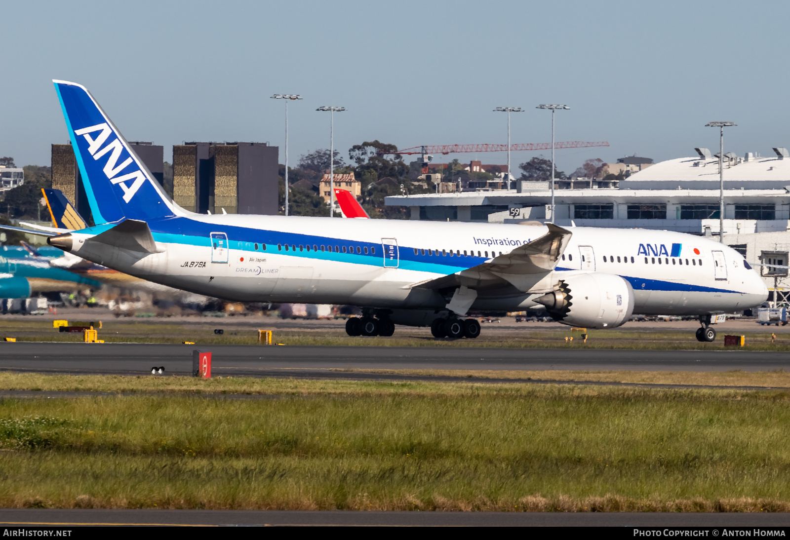 Aircraft Photo of JA879A | Boeing 787-9 Dreamliner | All Nippon Airways - ANA | AirHistory.net #503439