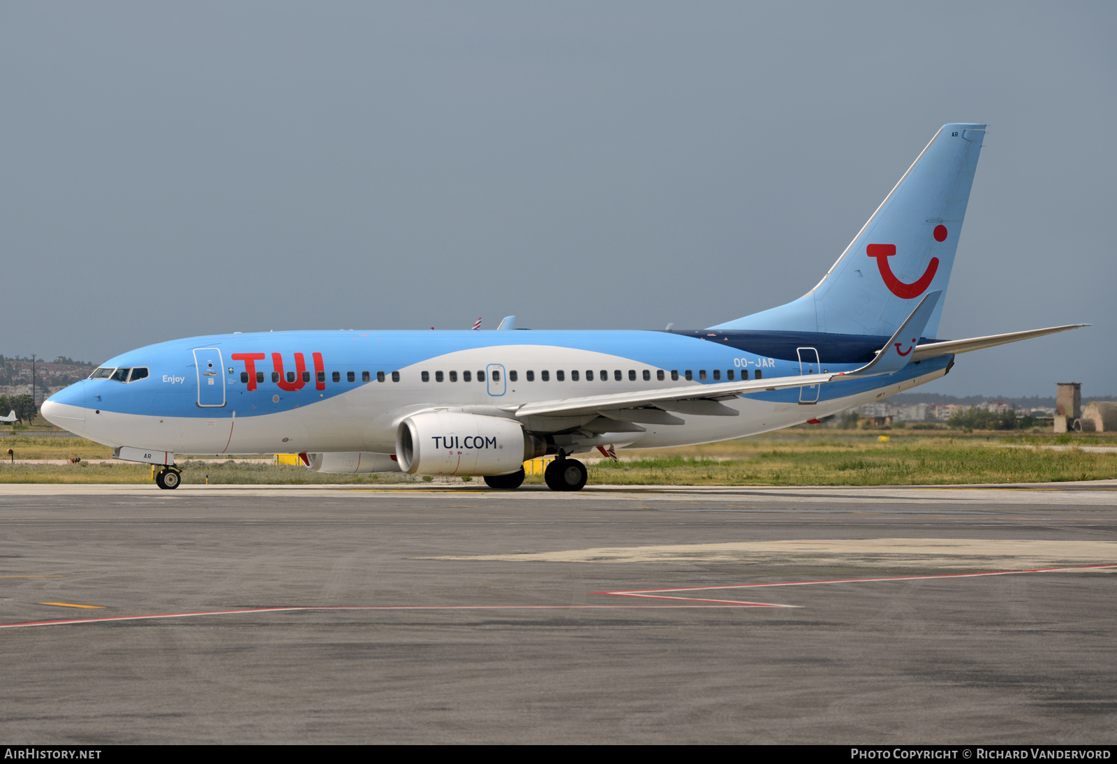 Aircraft Photo of OO-JAR | Boeing 737-7K5 | TUI | AirHistory.net #503474
