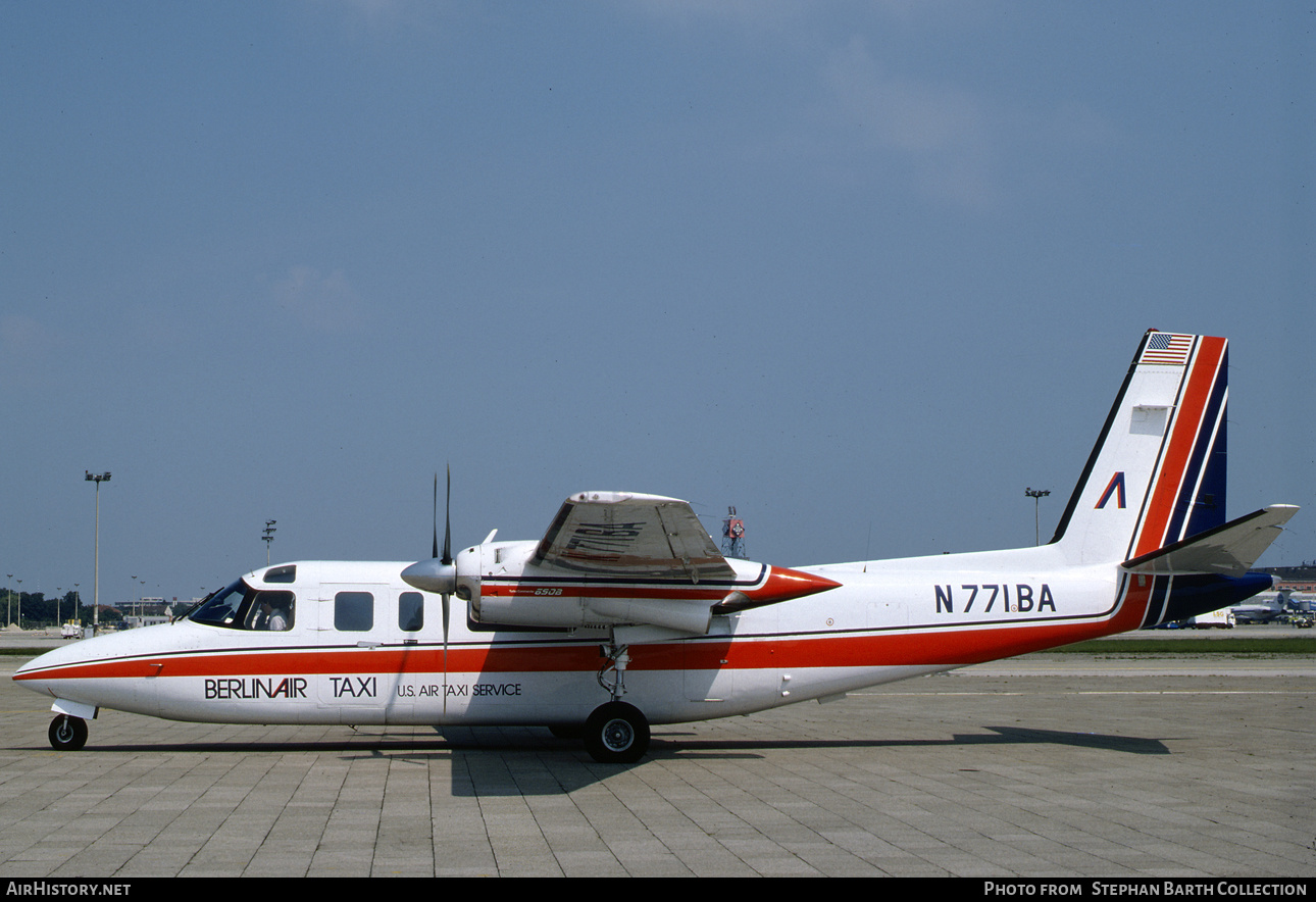 Aircraft Photo of N771BA | Rockwell 690B Turbo Commander | BerlinAir Taxi | AirHistory.net #503475