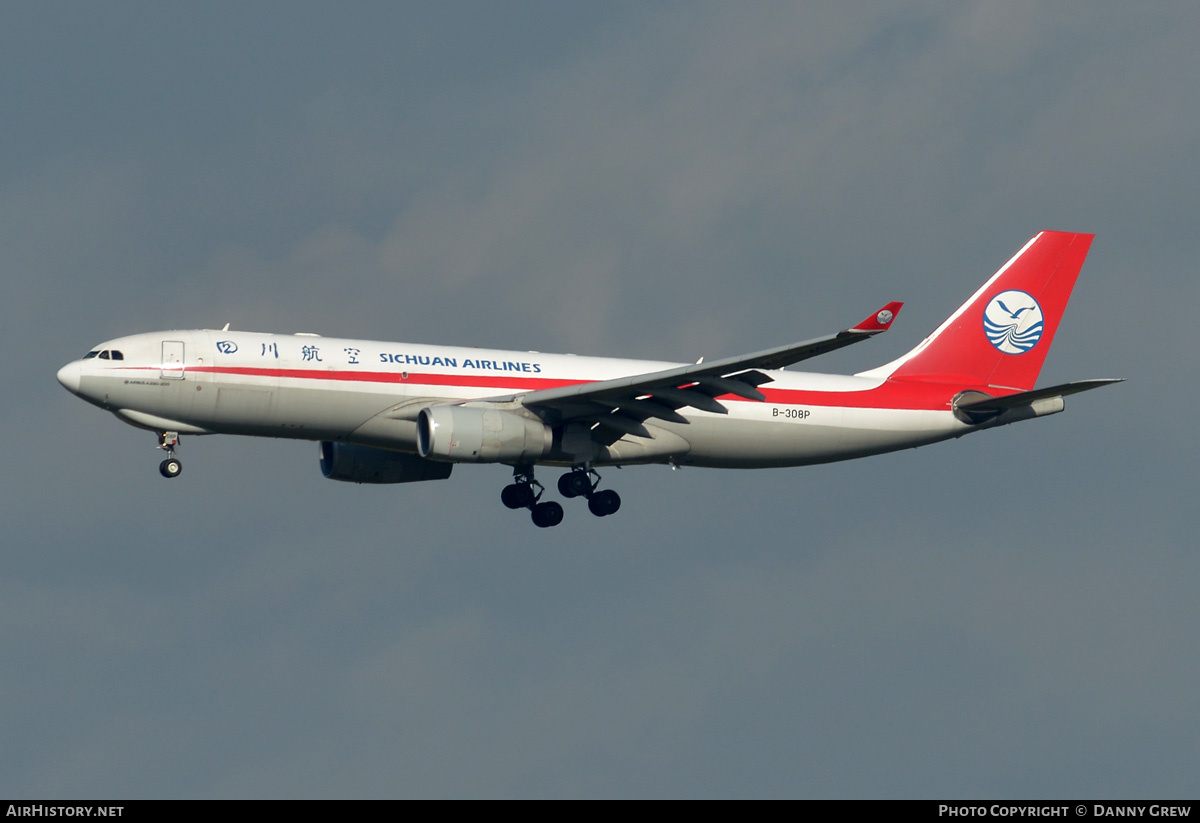 Aircraft Photo of B-308P | Airbus A330-243F | Sichuan Airlines | AirHistory.net #503499