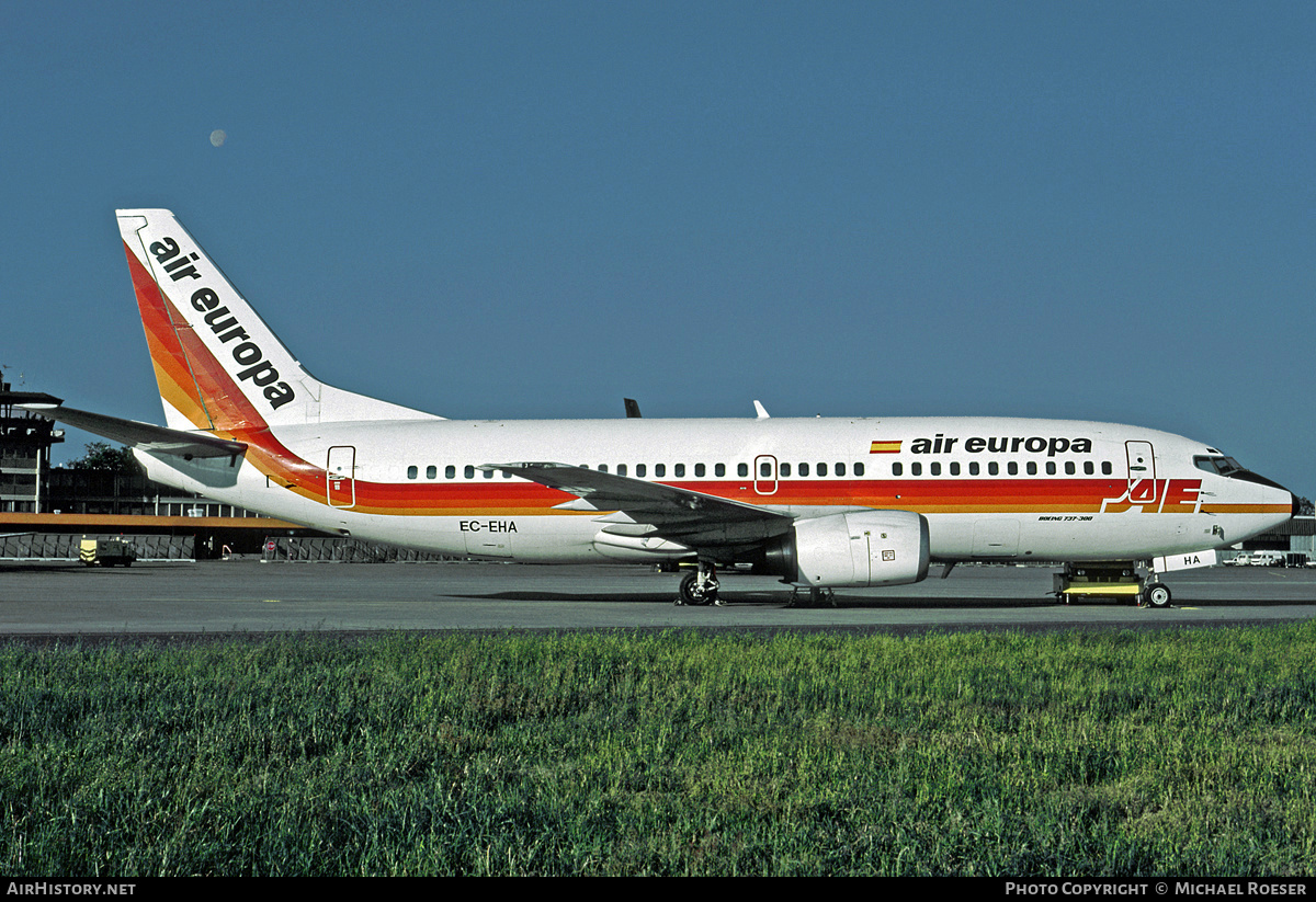Aircraft Photo of EC-EHA | Boeing 737-3L9 | Air Europa | AirHistory.net #503510