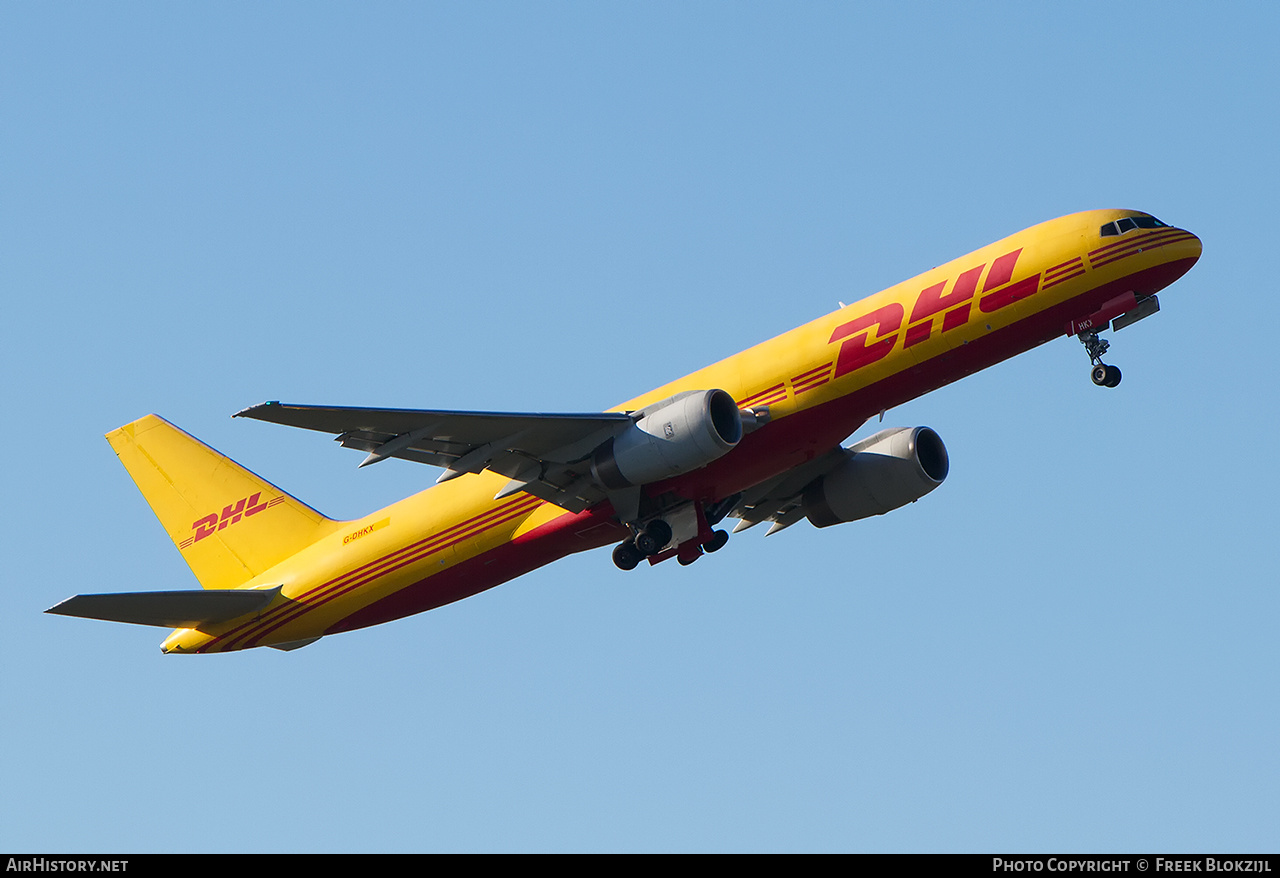 Aircraft Photo of G-DHKX | Boeing 757-23APF | DHL International | AirHistory.net #503570