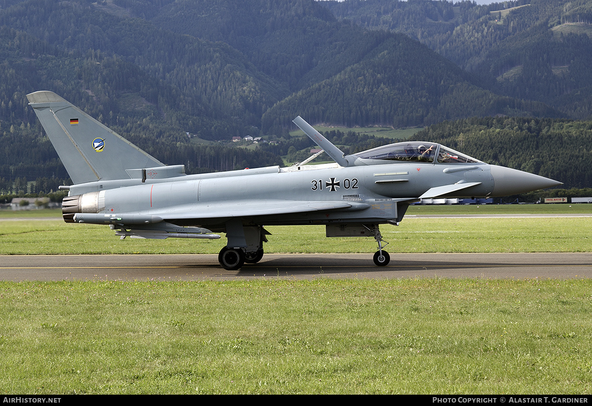 Aircraft Photo of 3102 | Eurofighter EF-2000 Typhoon S | Germany - Air Force | AirHistory.net #503586