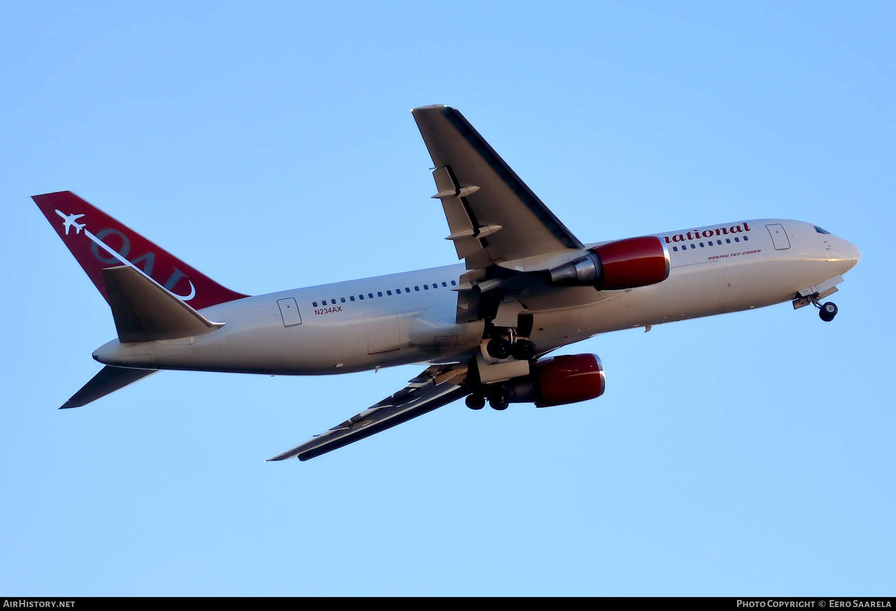 Aircraft Photo of N234AX | Boeing 767-224/ER | Omni Air International - OAI | AirHistory.net #503590