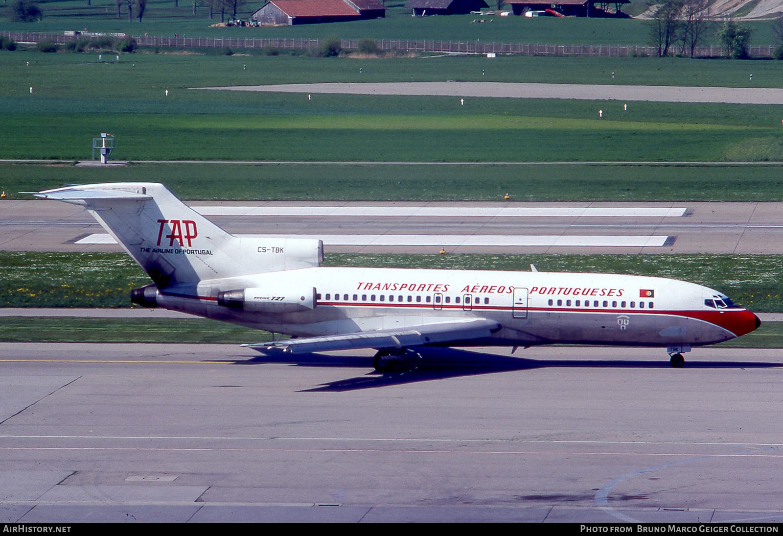 Aircraft Photo of CS-TBK | Boeing 727-82 | TAP - Transportes Aéreos Portugueses | AirHistory.net #503600