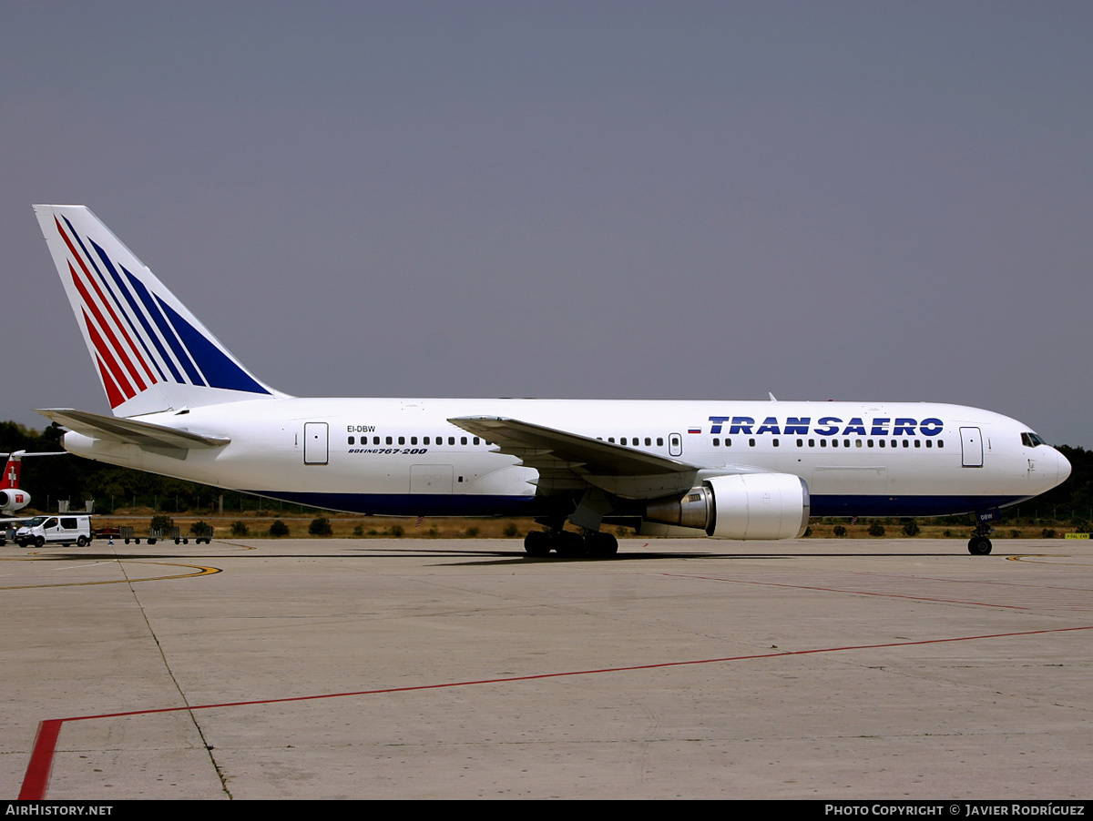 Aircraft Photo of EI-DBW | Boeing 767-201/ER | Transaero Airlines | AirHistory.net #503672