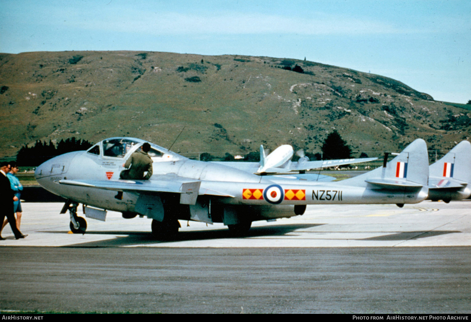 Aircraft Photo of NZ5711 | De Havilland D.H. 115 Vampire T11 | New Zealand - Air Force | AirHistory.net #503701