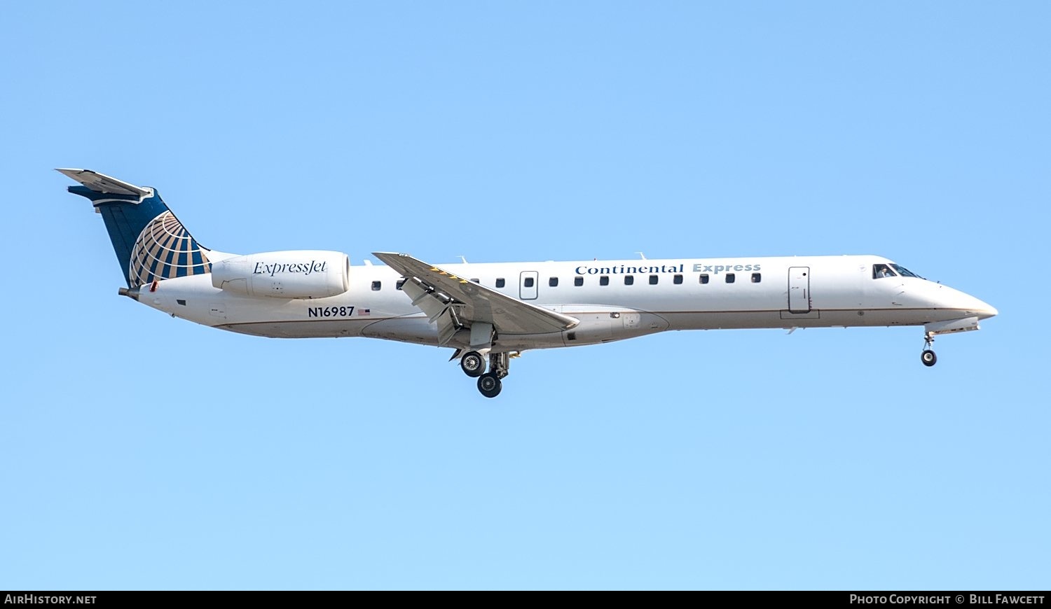 Aircraft Photo of N16987 | Embraer ERJ-145LR (EMB-145LR) | Continental Express | AirHistory.net #503709