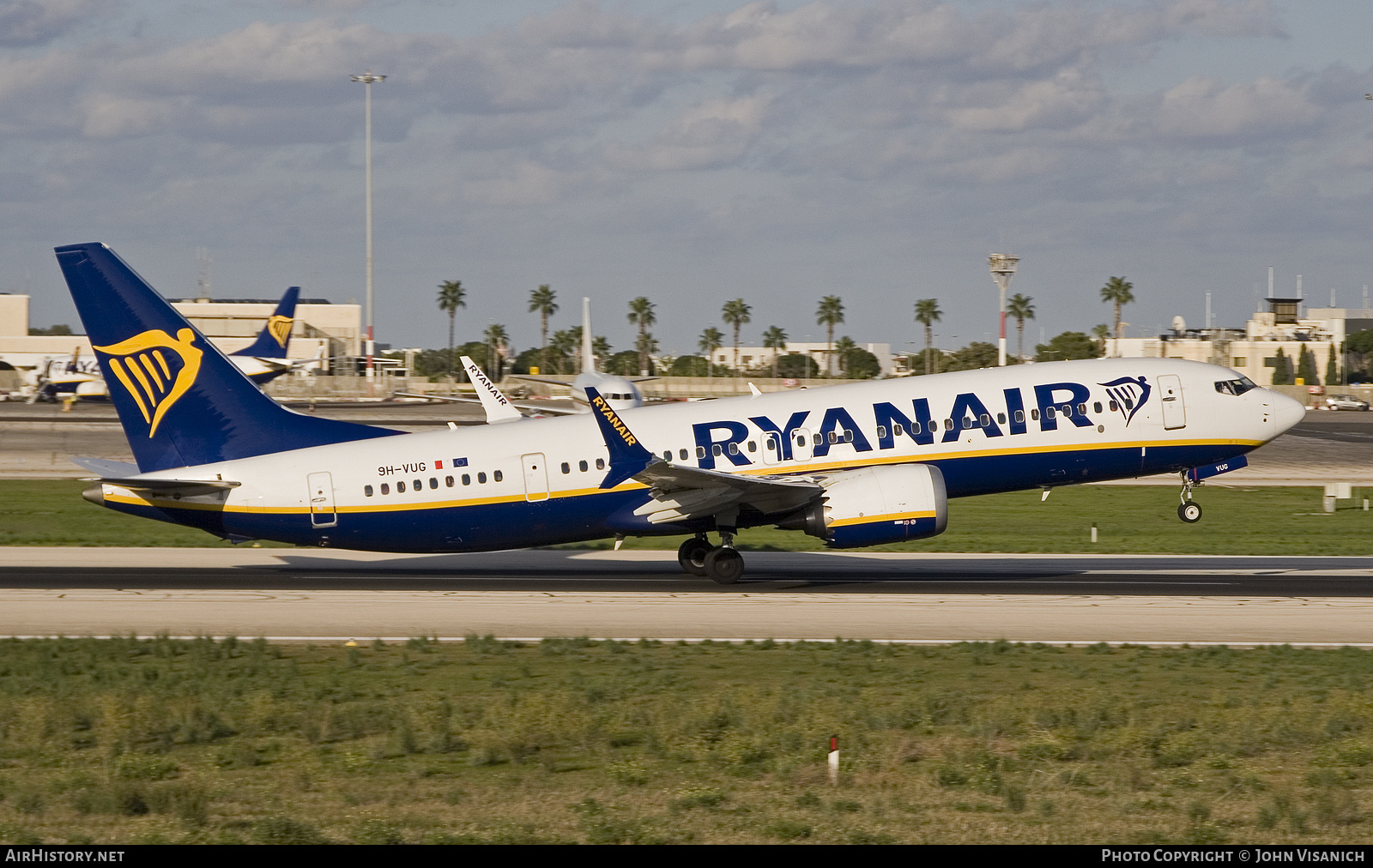 Aircraft Photo of 9H-VUG | Boeing 737-8200 Max 200 | Ryanair | AirHistory.net #503721