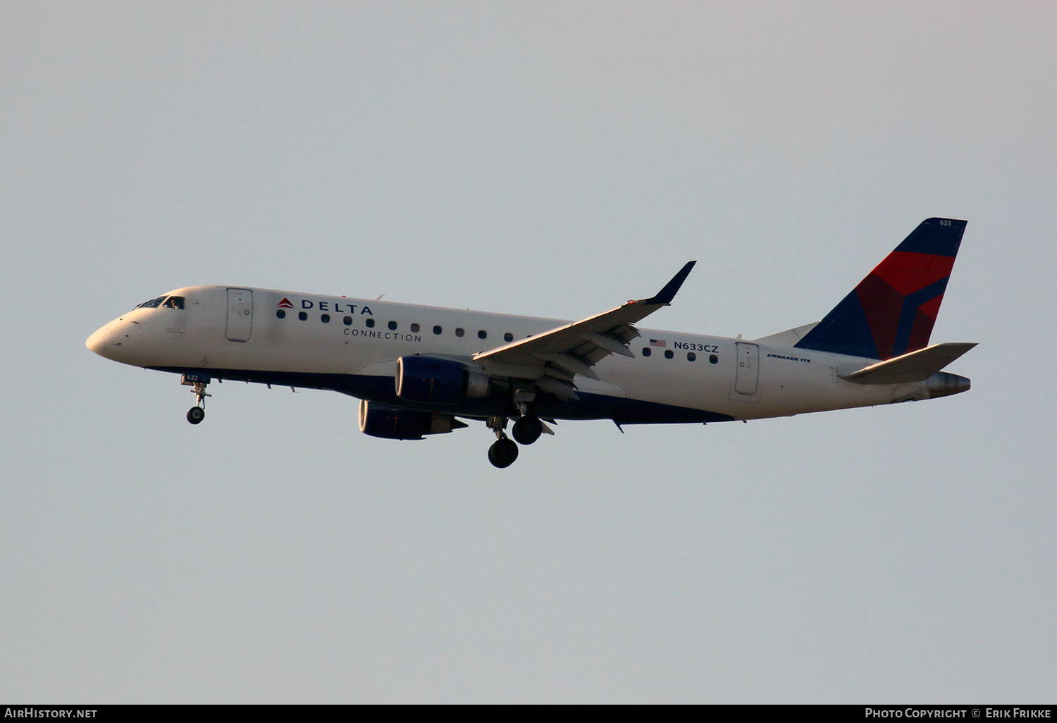 Aircraft Photo of N633CZ | Embraer 175LR (ERJ-170-200LR) | Delta Connection | AirHistory.net #503729