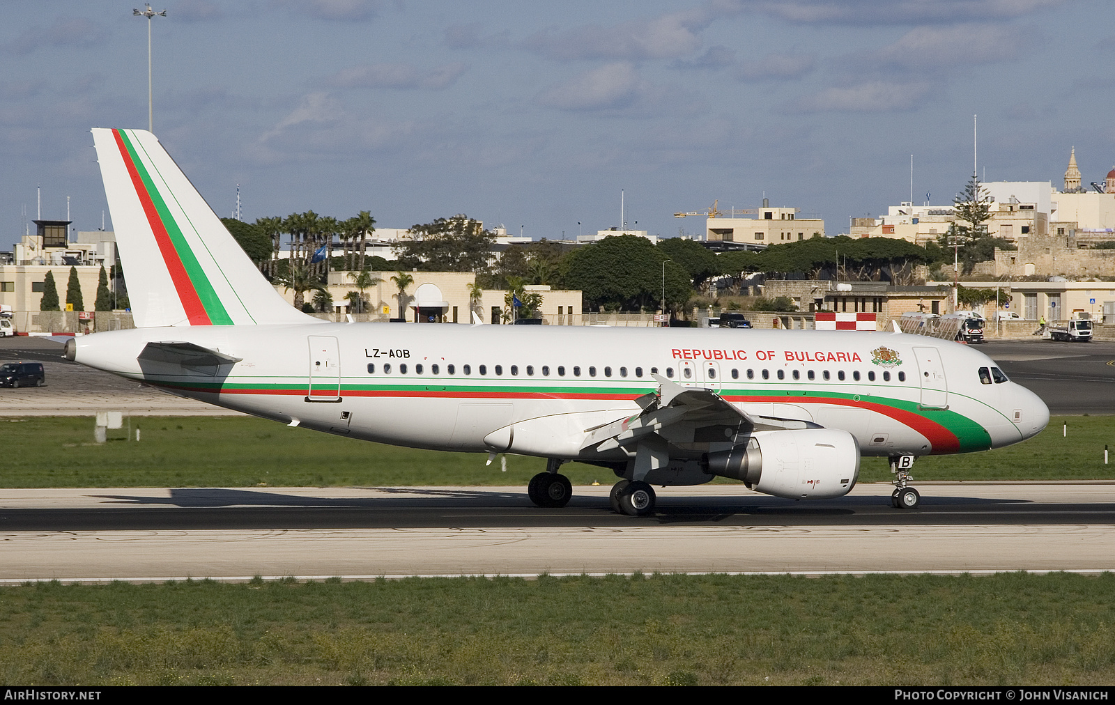Aircraft Photo of LZ-AOB | Airbus A319-111 | Republic of Bulgaria | AirHistory.net #503732