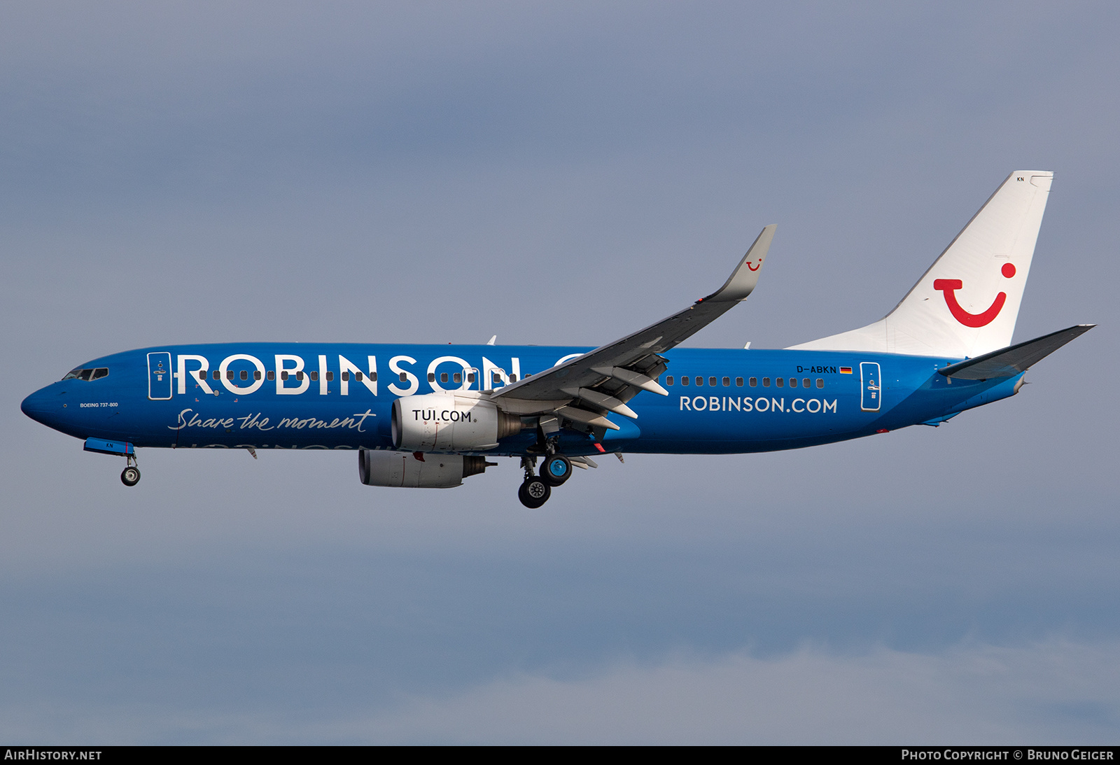 Aircraft Photo of D-ABKN | Boeing 737-86J | TUI | AirHistory.net #503745