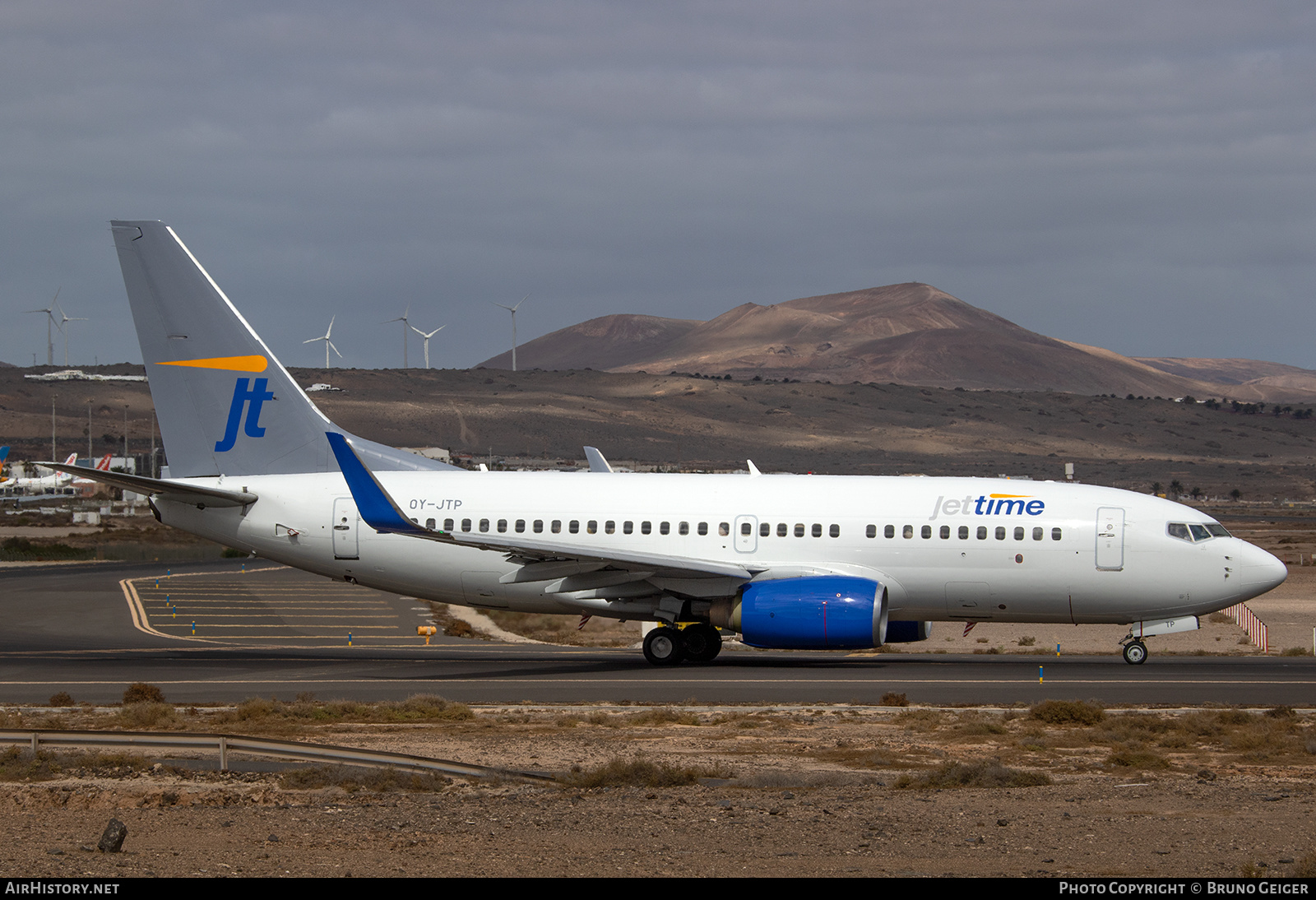 Aircraft Photo of OY-JTP | Boeing 737-7L9 | Jettime | AirHistory.net #503751