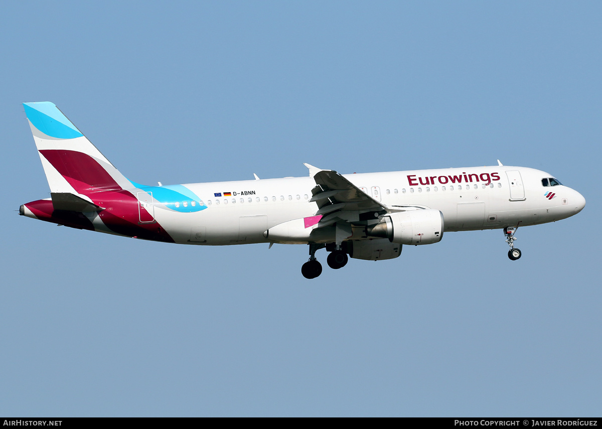 Aircraft Photo of D-ABNN | Airbus A320-214 | Eurowings | AirHistory.net #503768