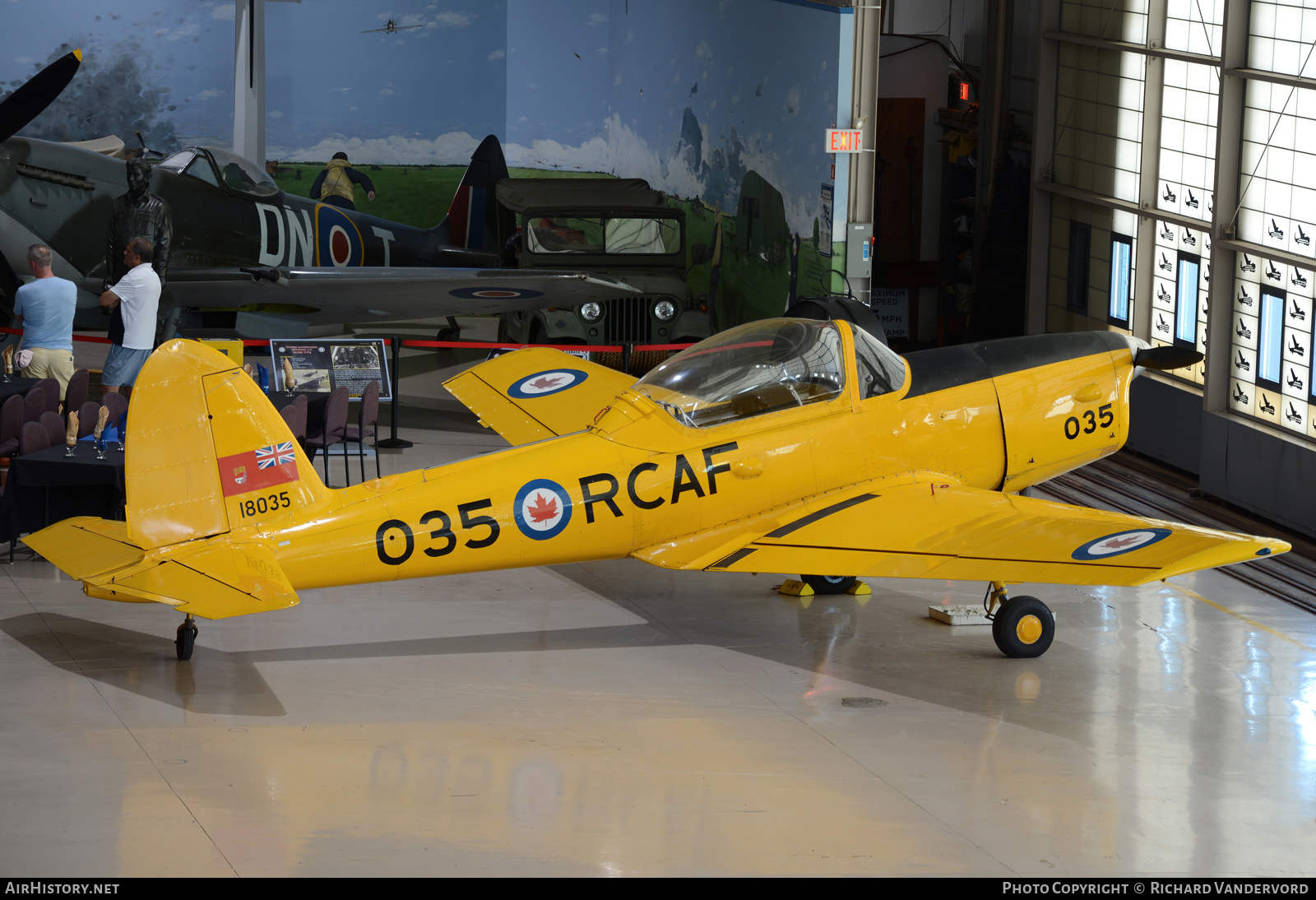 Aircraft Photo of C-FPOW / 18035 | De Havilland Canada DHC-1B-2-S5 Chipmunk Mk2 | Canadian Warplane Heritage | Canada - Air Force | AirHistory.net #503778