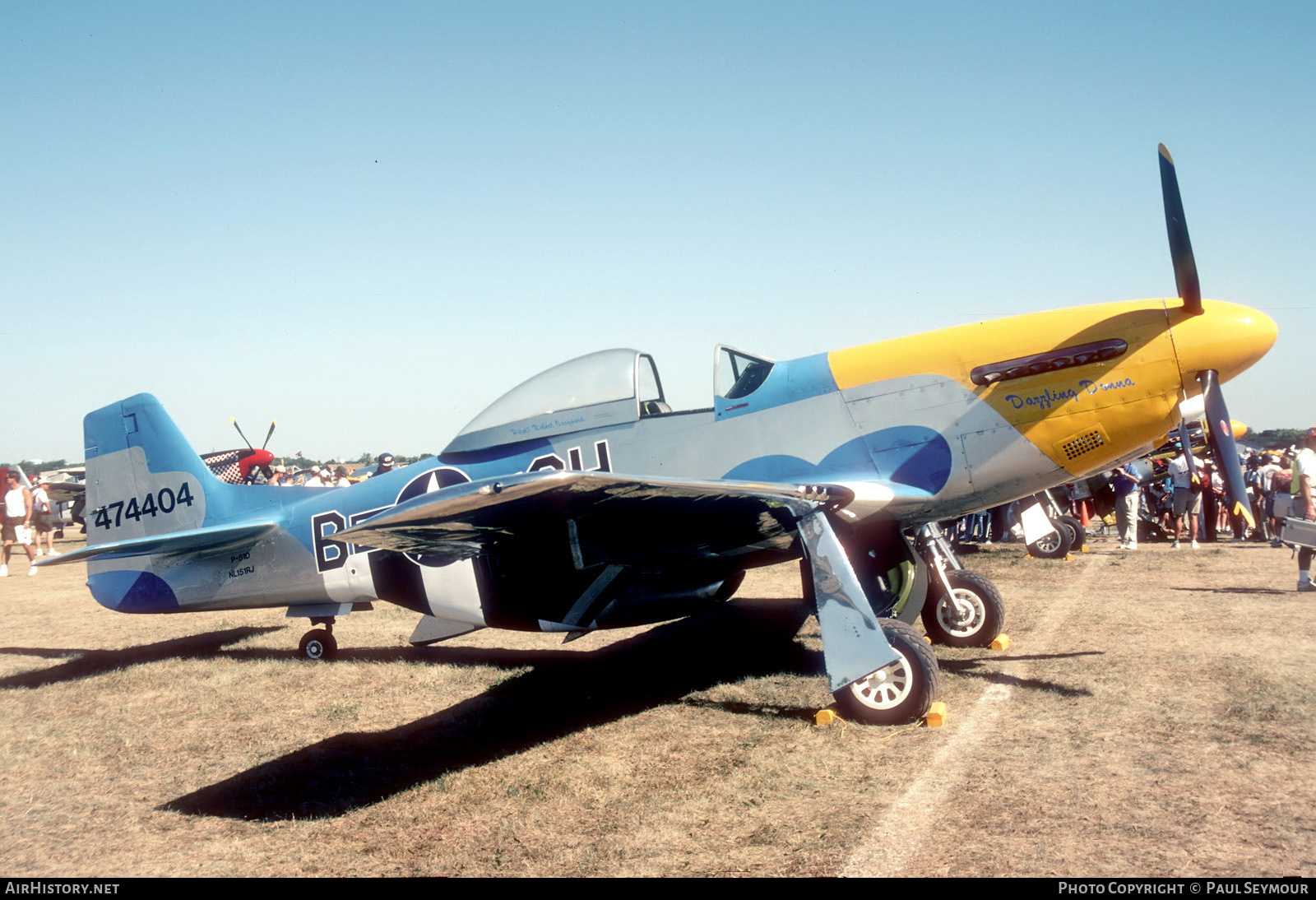 Aircraft Photo of N151RJ / NL151RJ / 474404 | North American P-51D Mustang | USA - Air Force | AirHistory.net #503788