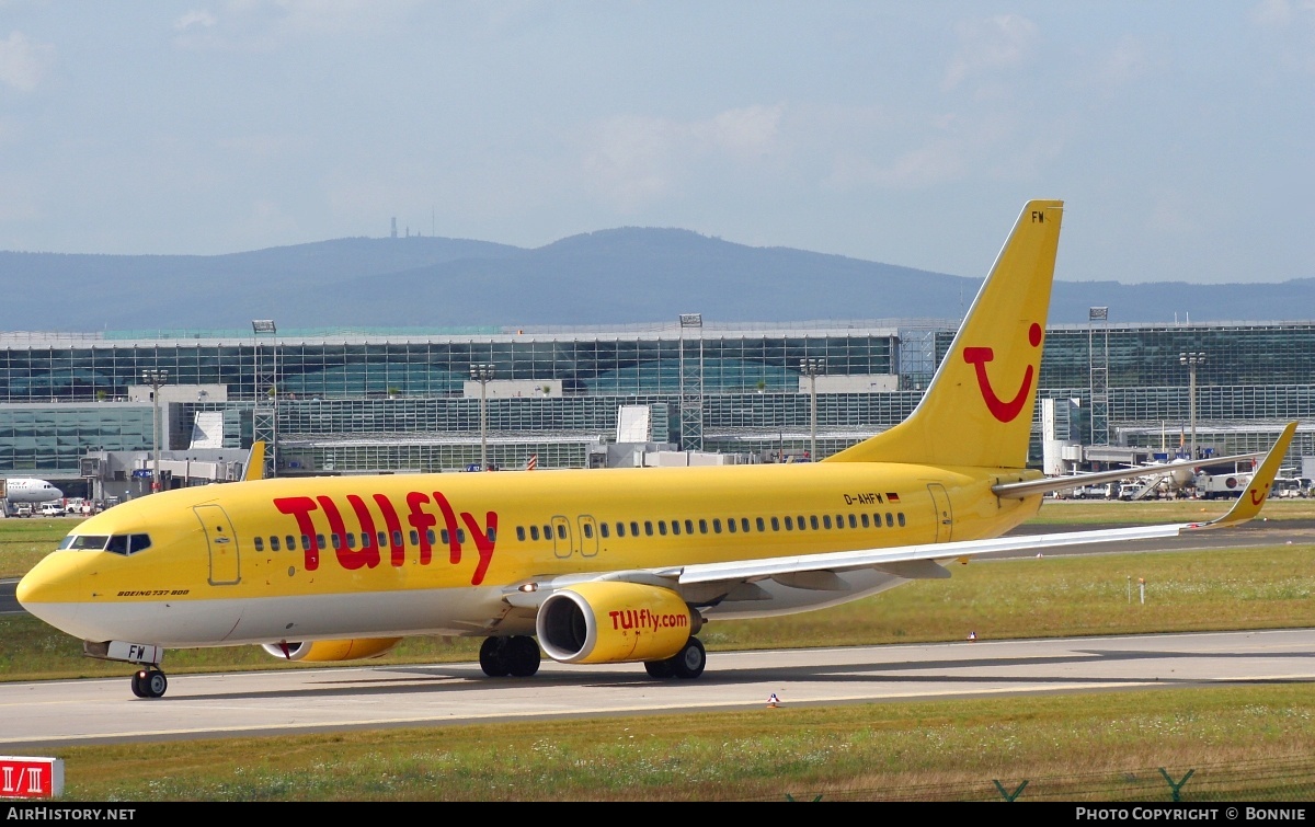 Aircraft Photo of D-AHFW | Boeing 737-8K5 | TUIfly | AirHistory.net #503804