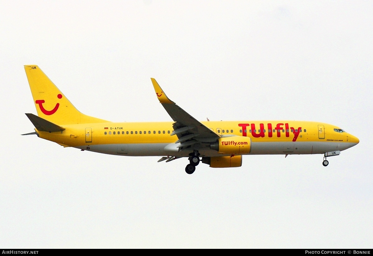 Aircraft Photo of D-ATUK | Boeing 737-8K5 | TUIfly | AirHistory.net #503805