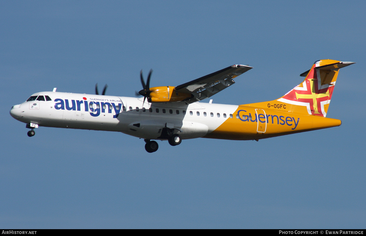 Aircraft Photo of G-OGFC | ATR ATR-72-600 (ATR-72-212A) | Aurigny Air Services | AirHistory.net #503807