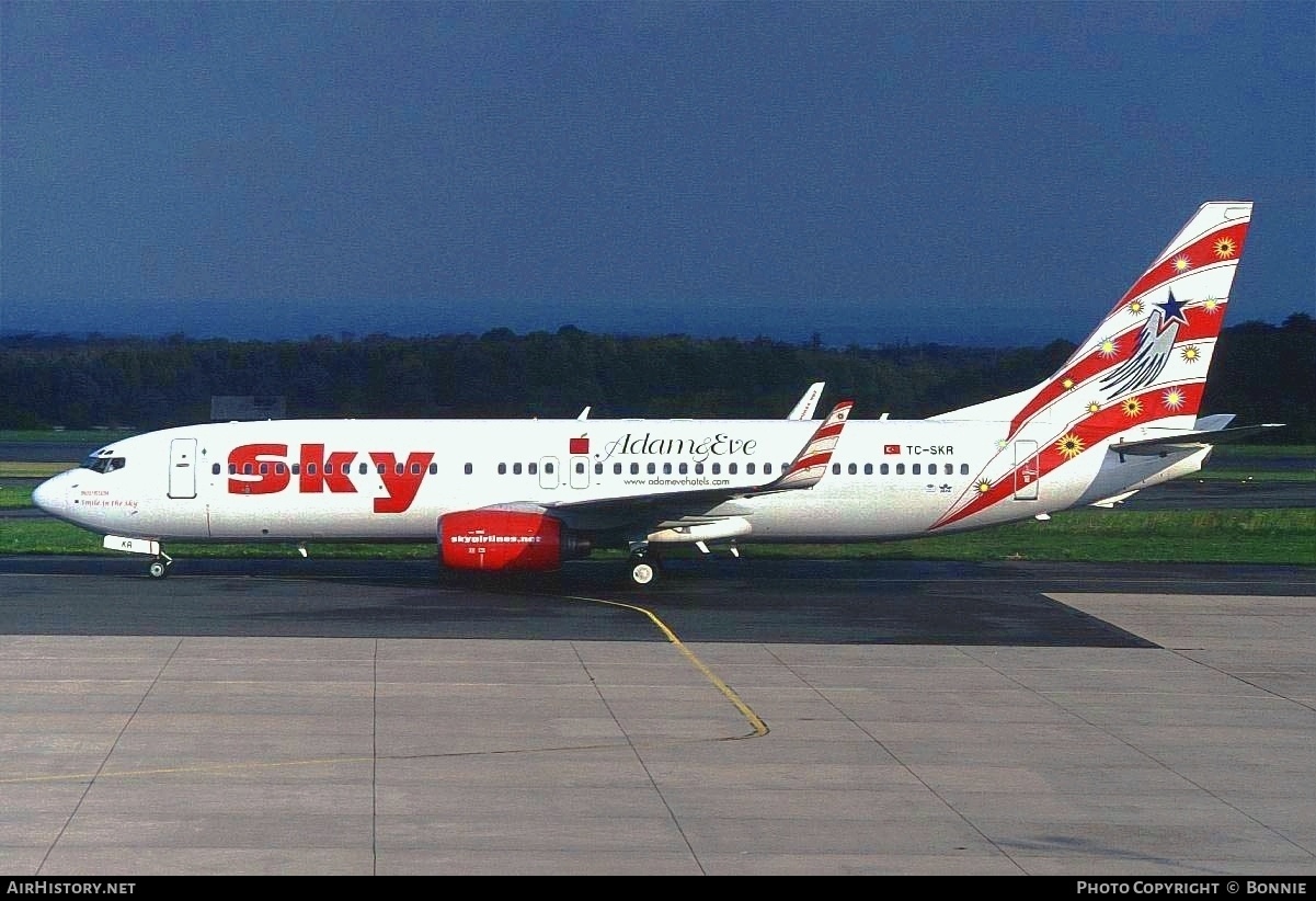 Aircraft Photo of TC-SKR | Boeing 737-83N | Sky Airlines | AirHistory.net #503809