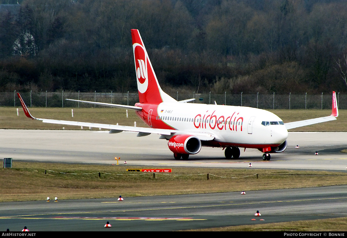 Aircraft Photo of D-ABLE | Boeing 737-76J | Air Berlin | AirHistory.net #503812