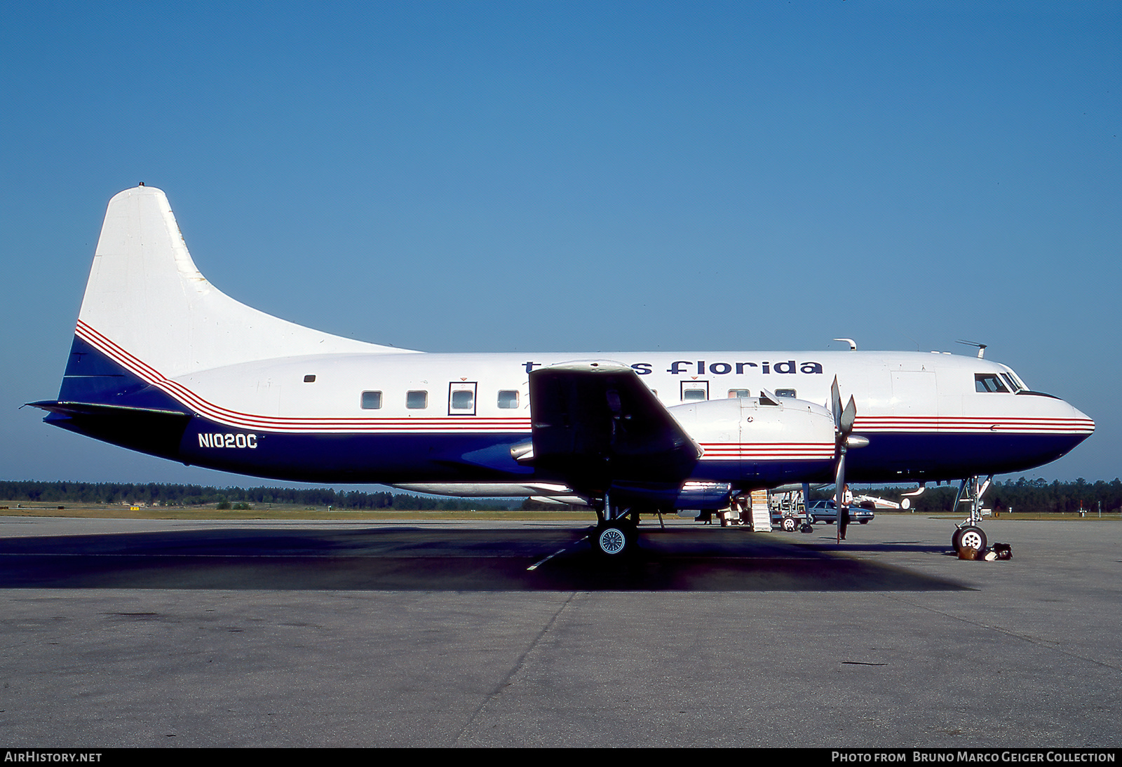 Aircraft Photo of N1020C | Convair 240-4 | Trans Florida Airlines - TFA | AirHistory.net #503819