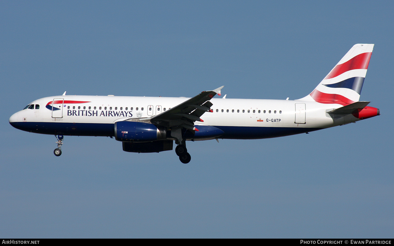 Aircraft Photo of G-GATP | Airbus A320-232 | British Airways | AirHistory.net #503825