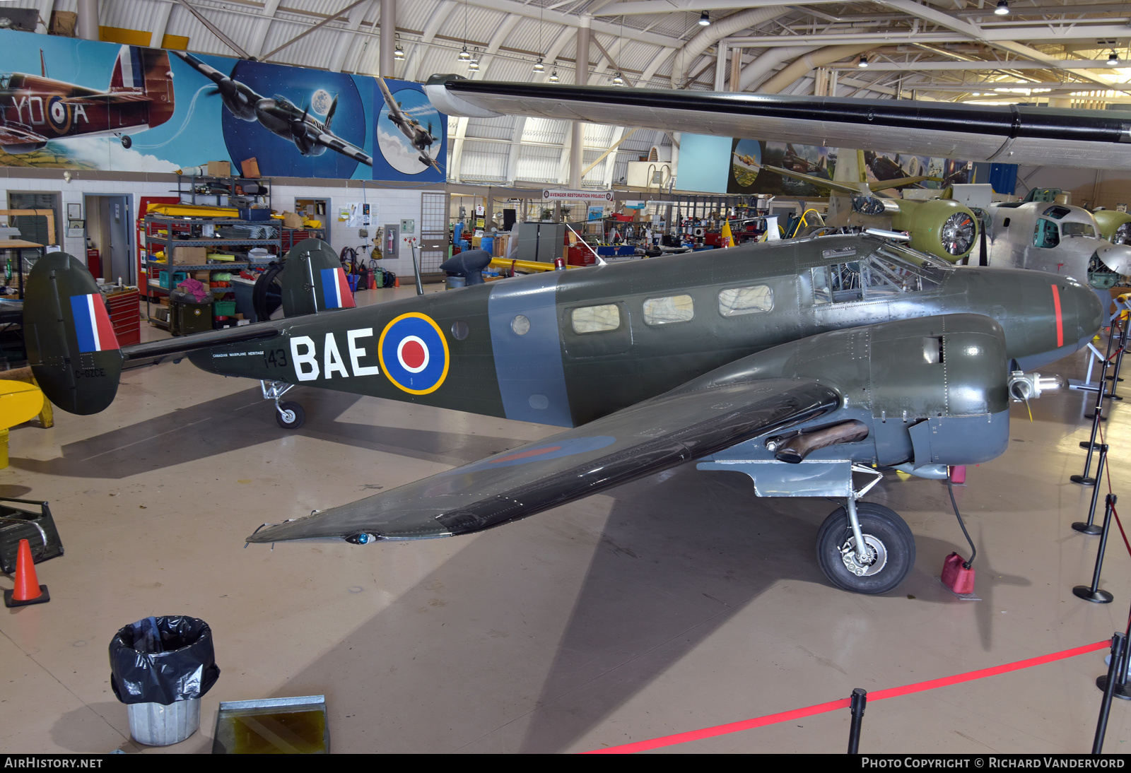 Aircraft Photo of C-GZCE / 143 | Beech D18S | Canadian Warplane Heritage | Canada - Air Force | AirHistory.net #503836