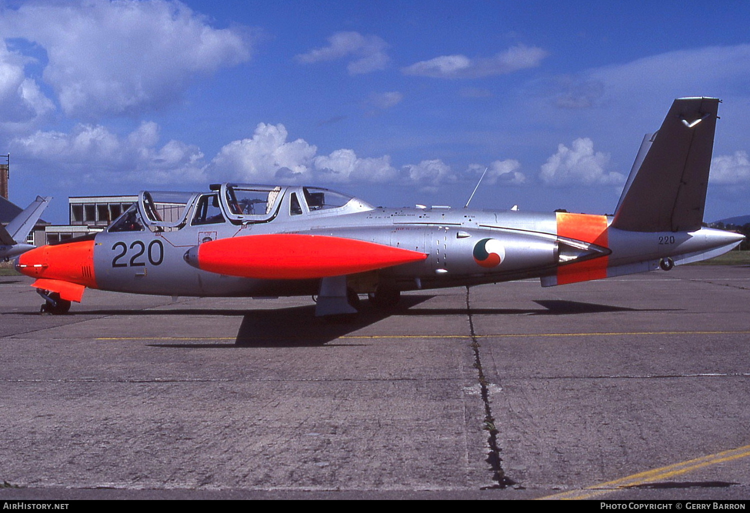 Aircraft Photo of 220 | Fouga CM-170R-2 Magister | Ireland - Air Force | AirHistory.net #503839