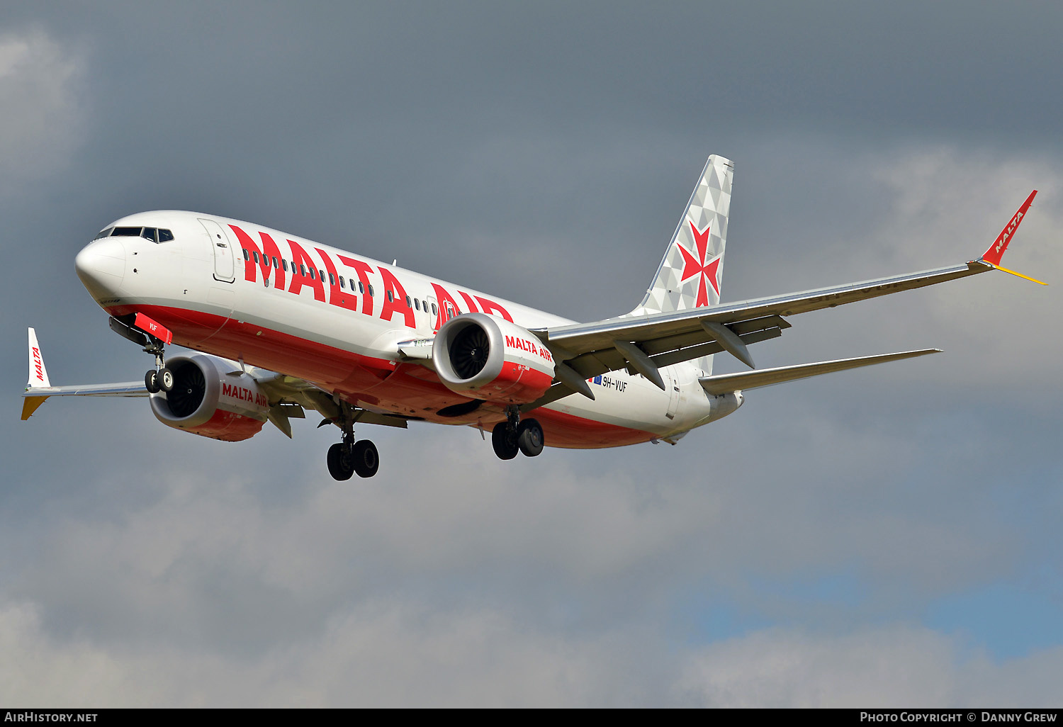 Aircraft Photo of 9H-VUF | Boeing 737-8200 Max 200 | Malta Air | AirHistory.net #503858