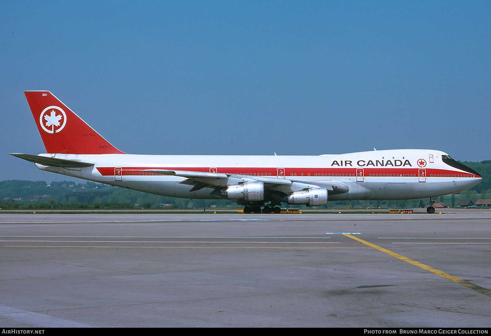 Aircraft Photo of CF-TOA | Boeing 747-133 | Air Canada | AirHistory.net #503888