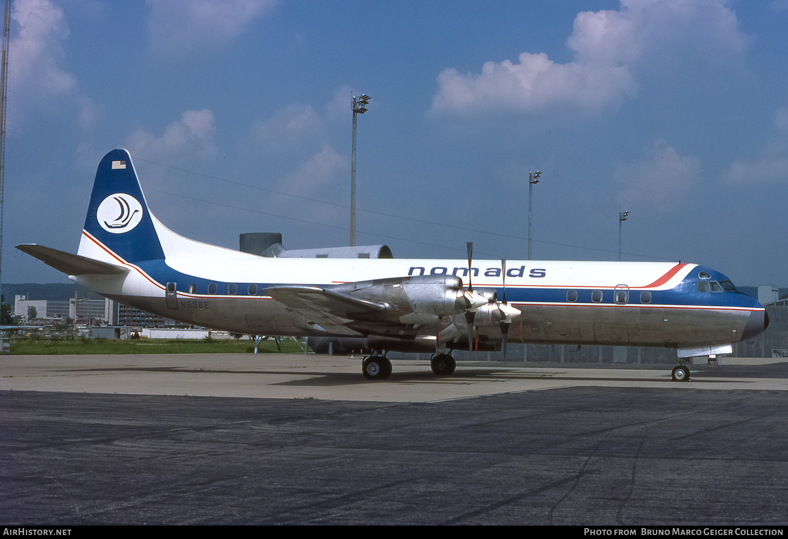 Aircraft Photo of N836E | Lockheed L-188C Electra | Nomads Travel Club | AirHistory.net #503898