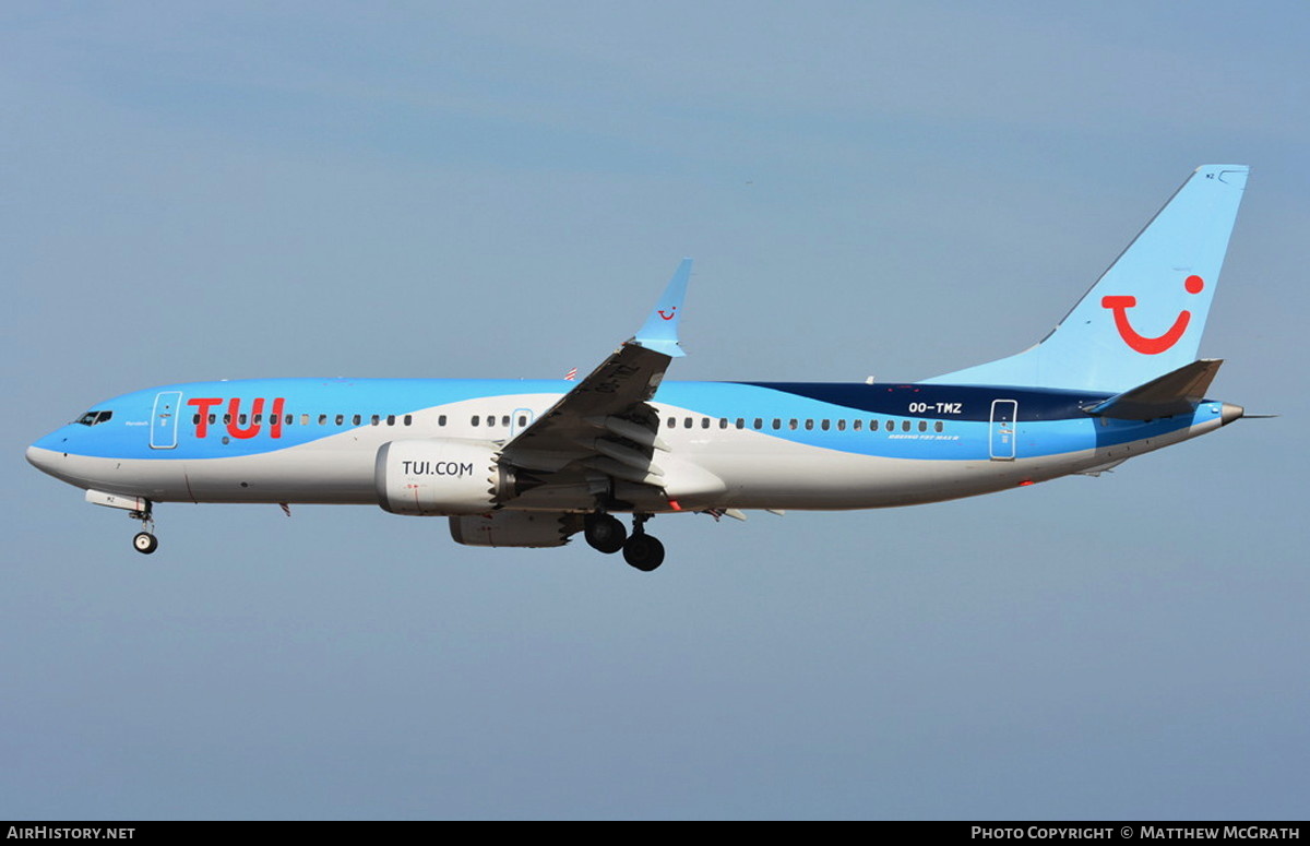 Aircraft Photo of OO-TMZ | Boeing 737-8 Max 8 | TUI | AirHistory.net #503899