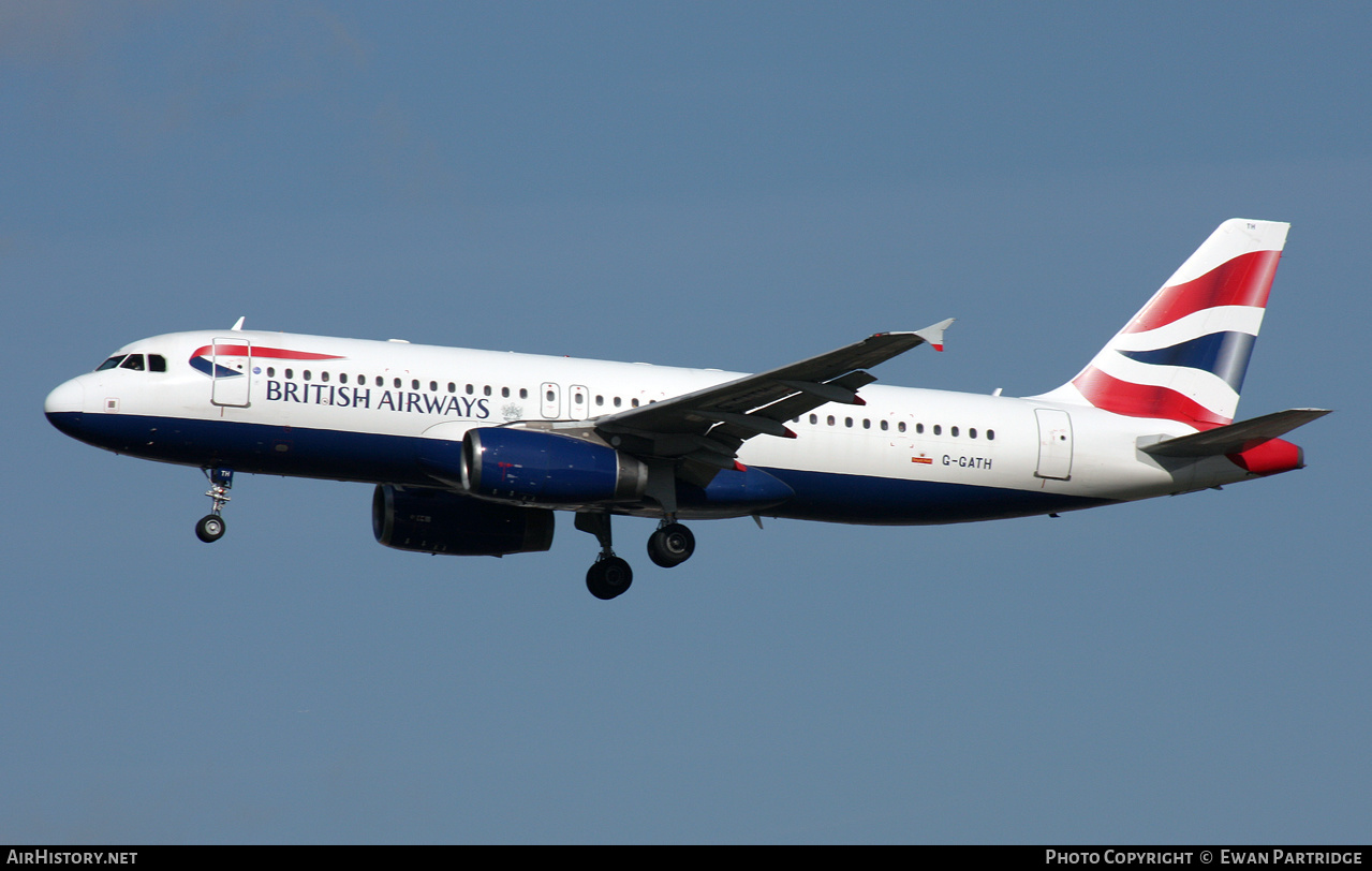 Aircraft Photo of G-GATH | Airbus A320-232 | British Airways | AirHistory.net #503910