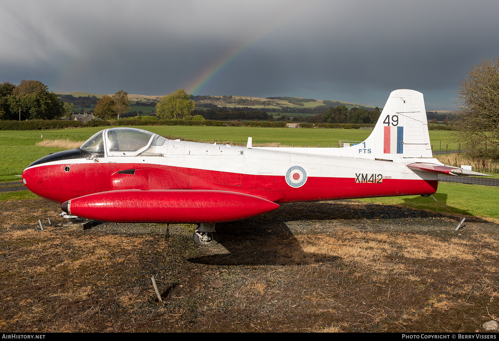 Aircraft Photo of XM412 | Hunting P.84 Jet Provost T3A | UK - Air Force | AirHistory.net #503915